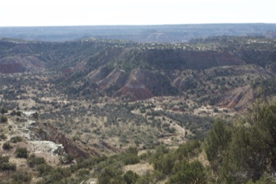 Arid Canyon Landscape Overlook