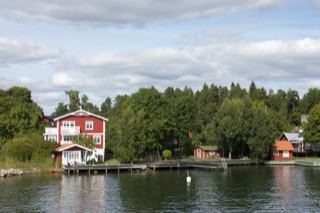 Red Cottage on Lakeside Island