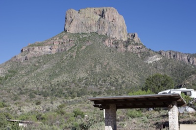 Desert Mountain with Picnic Shelter