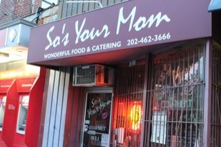 Sa's Your Mom Storefront Sign