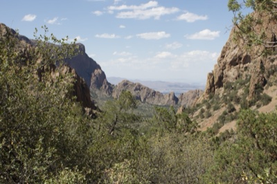 Rugged Mountains Under Blue Sky