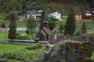 Rural Valley with Church Steeple