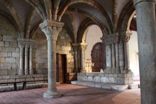 Gothic Cloister Interior Arches Columns