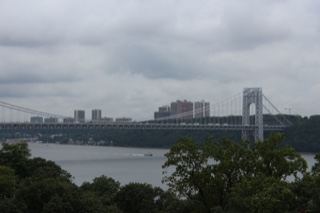 George Washington Bridge Overcast View