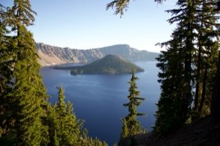 Crater Lake Wizard Island View