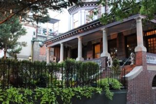 Victorian House With Porch And Fence
