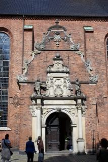 Ornate Church Portal Brick Facade
