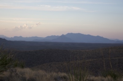 Desert Mountains at Twilight