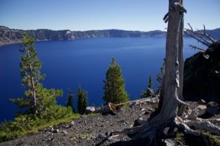 Crater Lake View From Cliff