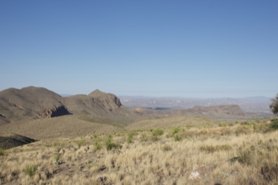 Arid Desert Mountain Landscape View
