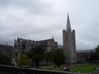 St Patrick's Cathedral Dublin Overcast Day