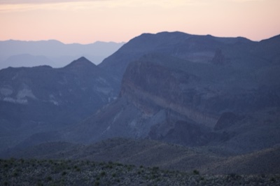 Desert Mountains at Twilight
