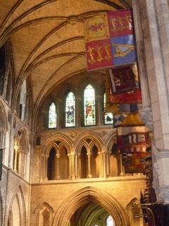 Interior of Gothic Cathedral Nave