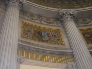 Ornate Interior Columns And Fresco