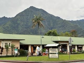 Building with Mountain Backdrop Hawaii
