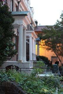 Historic Porch at Dusk