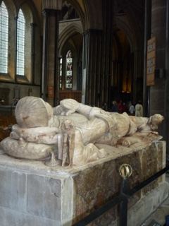 Recumbent Tomb Effigy in Cathedral