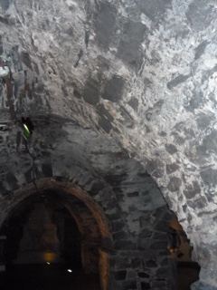 Vaulted Stone Passage Interior