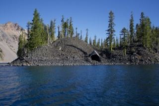 Rocky Island in Crater Lake
