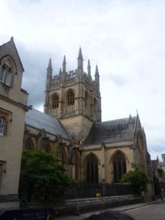 Gothic Tower of University Church Oxford