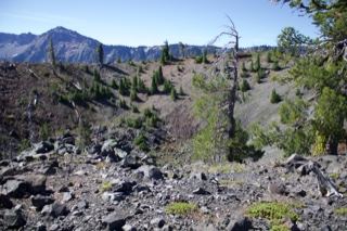 Volcanic Landscape with Rocky Foreground