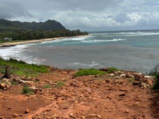 Coastal Overlook Red Cliffs Ocean View