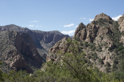 Rugged Desert Canyon Mountains