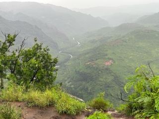 Misty Green Mountain Valley View