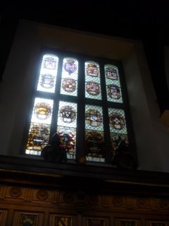 Stained Glass Heraldic Window Interior