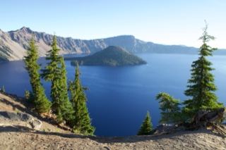 Crater Lake with Wizard Island