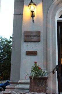 Knickerbocker Hotel Entrance at Dusk