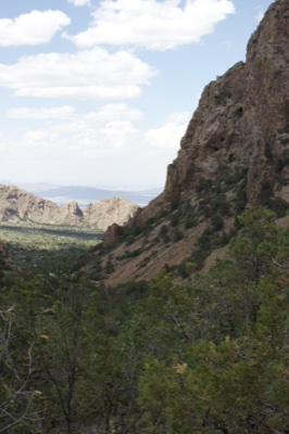 Desert Canyon Rocky Cliffs View