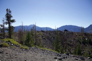 Mountain Landscape After Fire