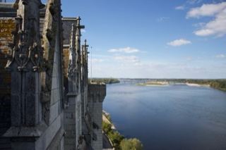Castle View Over Wide River